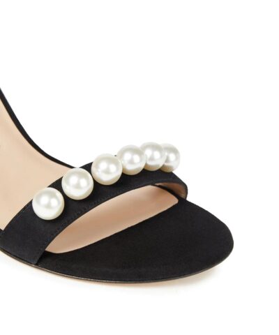 Stuart Weitzman Nunaked Embellished Suede Sandals 20242370 3 1