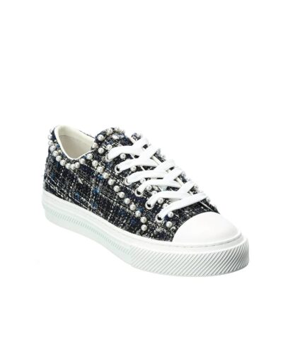 Stuart Weitzman Pearl Embellished Sneakers - Image 3