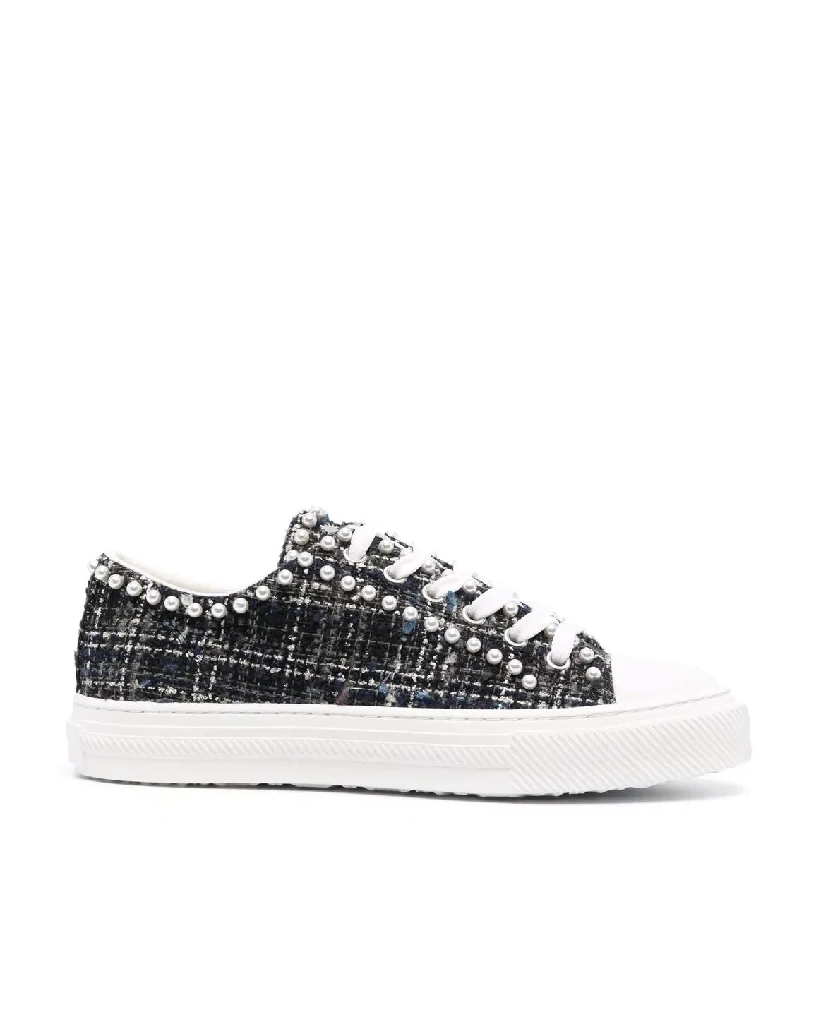 Stuart Weitzman Pearl Embellished Sneakers-20242342