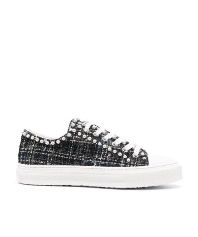 Stuart Weitzman Pearl Embellished Sneakers-20242345