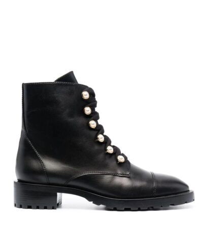 Stuart Weitzman Reysen Leather Combat Boots-20247925