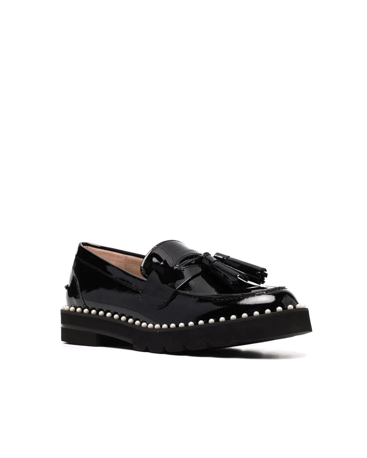 Alternative view of Stuart Weitzman Studded Detail Tassel Loafers