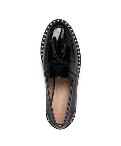 Stuart Weitzman Studded Detail Tassel Loafers 20244947 3