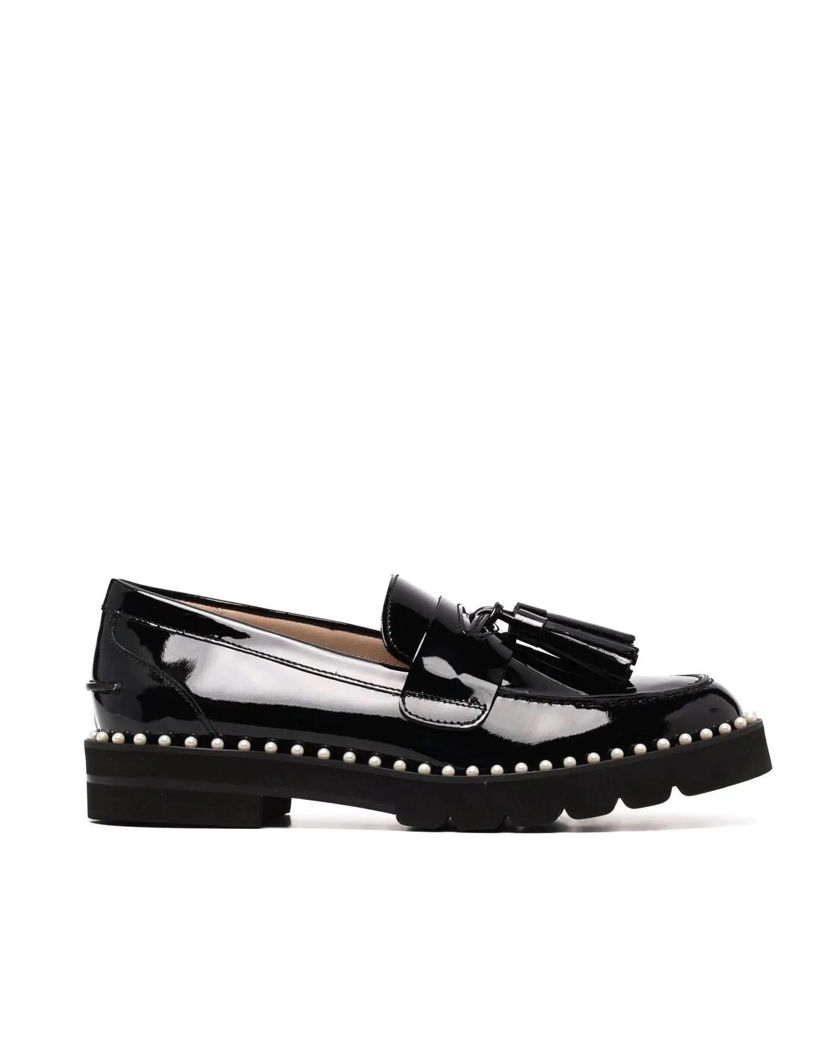 Stuart Weitzman Studded Detail Tassel Loafers-20244947