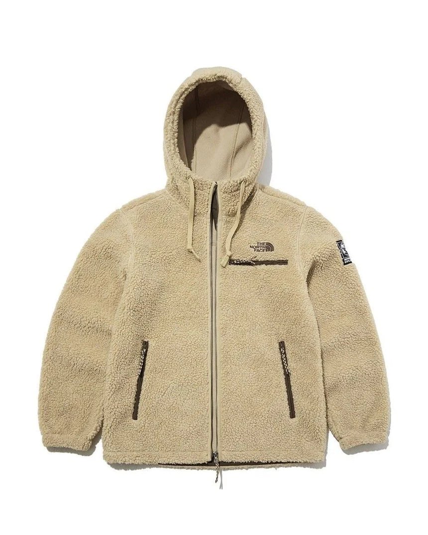 The North Face Kids "Save the Earth" Fleece Hoodie In Camel-20238292