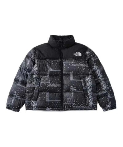 The North Face Nuptse Paisley Bandana Puffer Down Jacket Korea Limit-20246221