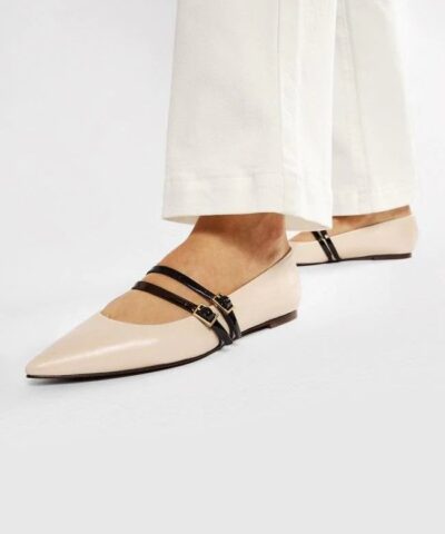 Tory Burch 2 Band 5mm Pointy Toe Flats 20248262 1