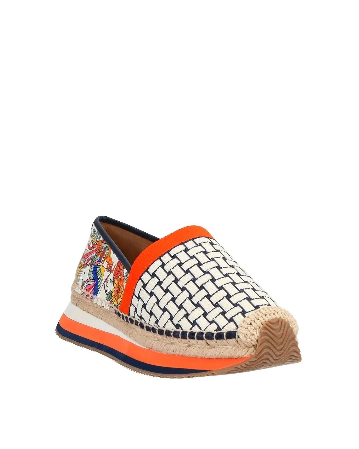 Alternative view of Tory Burch Animal Printed Espadrilles In Orange
