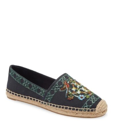 Alternative view of Tory Burch Beaded & Embroidered Canvas Espadrille