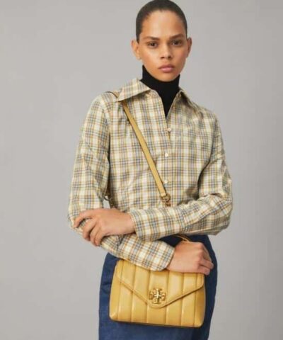 Tory Burch Beeswax Kira Quilted Small Satchel 20248649 1