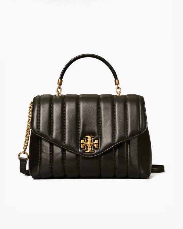 Tory Burch Black Kira Quilted Satchel-20248642