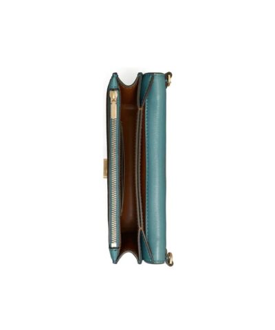 Tory Burch Brisk Blue Eleanor Phone Crossbody Bag 20239202 1