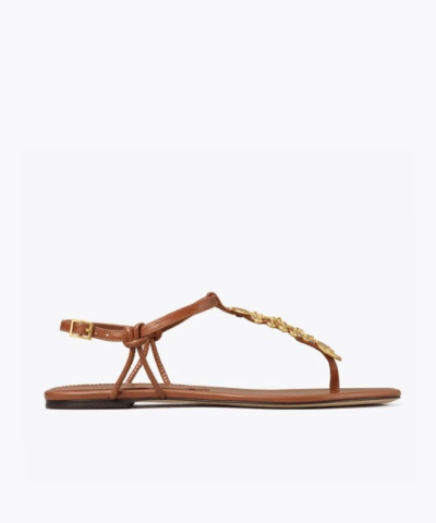 Alternative view of Tory Burch Capri Fish Sandal, Light Pecan