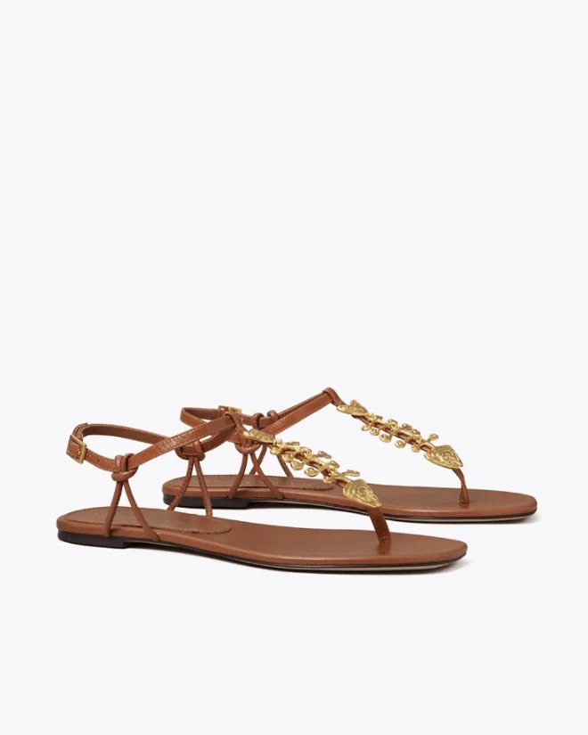 Tory Burch Capri Fish Sandal, Light Pecan-20255199