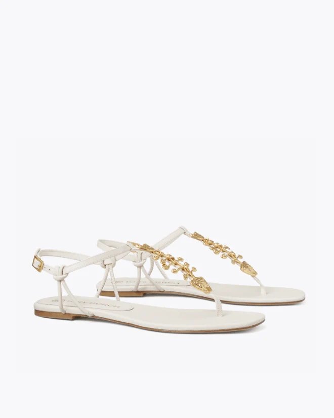 Tory Burch Capri Fish Sandal, New Ivory-20255189
