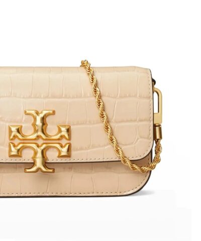 Tory Burch Eleanor Crocodile Embossed Phone Crossbody Bag 20241296 4