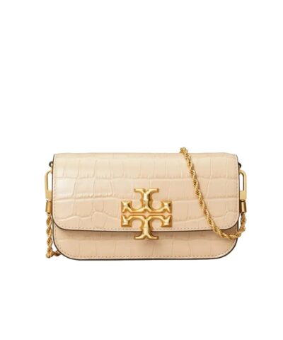 Tory Burch Eleanor Crocodile-Embossed Phone Crossbody Bag-20241297