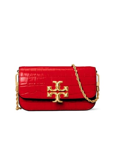Tory Burch Eleanor Crocodile-Embossed Phone Crossbody Bag-20241299
