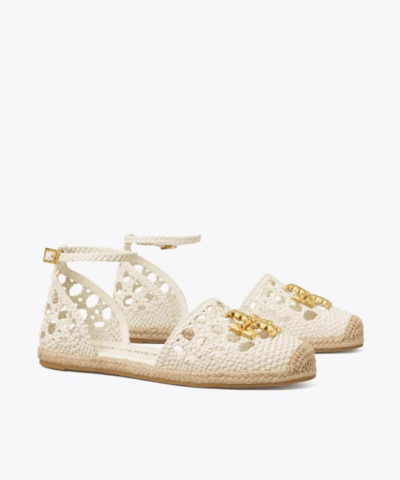 Tory Burch Eleanor Woven DOrsay Flat Espadrille 20255175 1