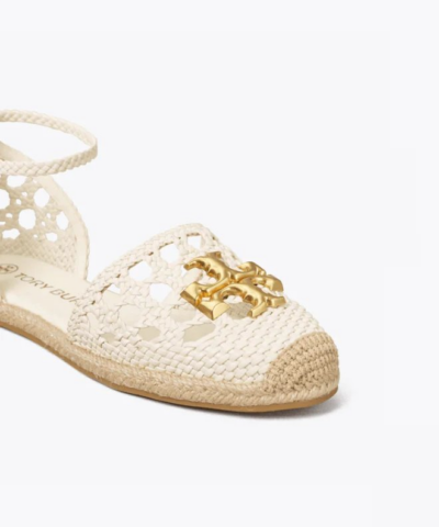 Tory Burch Eleanor Woven DOrsay Flat Espadrille 20255175 2