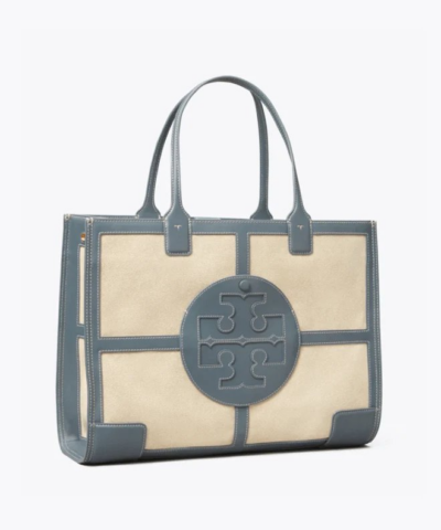 Tory Burch Ella Canvas Quadrant Tote Bag 20255466 2