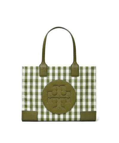 Tory Burch Ella Gingham Mini Tote Bag-20253734