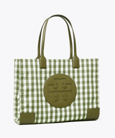 Tory Burch Ella Gingham Tote Bag 20253746 2