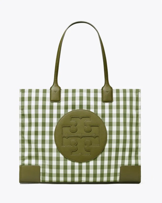 Tory Burch Ella Gingham Tote Bag-20253746
