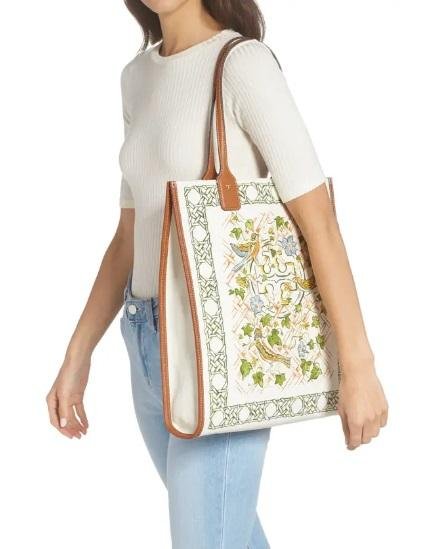 Alternative view of Tory Burch Ella Print Canvas Tote