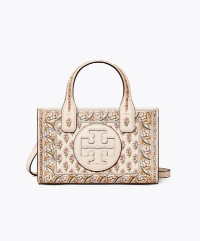 Tory Burch Ella Printed Leather Micro Tote Bag-20239090