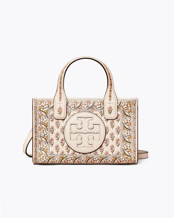 Tory Burch Ella Printed Leather Micro Tote Bag-20239090