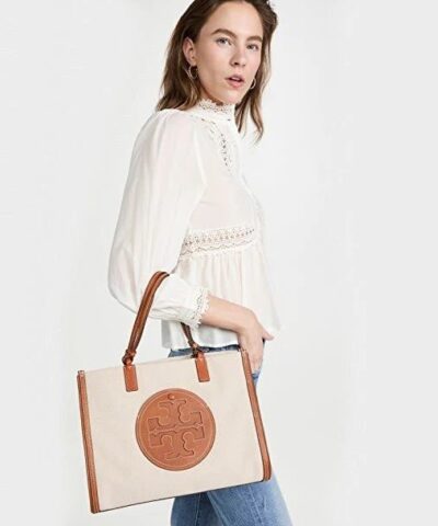 Tory Burch Ella Small Canvas Tote 20241461 4