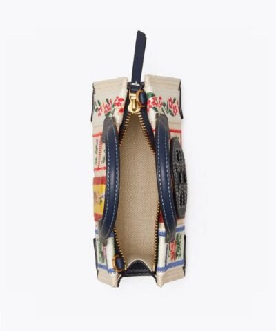 Tory Burch Ella Webbing Patchwork Micro Tote Bag 20239084 2
