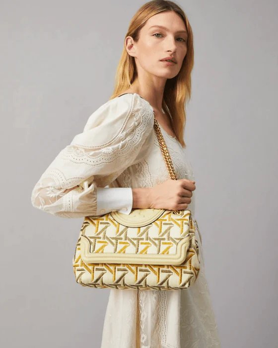 Alternative view of Tory Burch Fleming Soft Embroidered Convertible Shoulder Bag