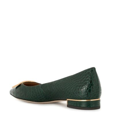 Tory Burch Gigi Pointed Toe Flats Green 20257924 2