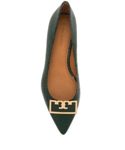 Tory Burch Gigi Pointed Toe Flats Green 20257924 3