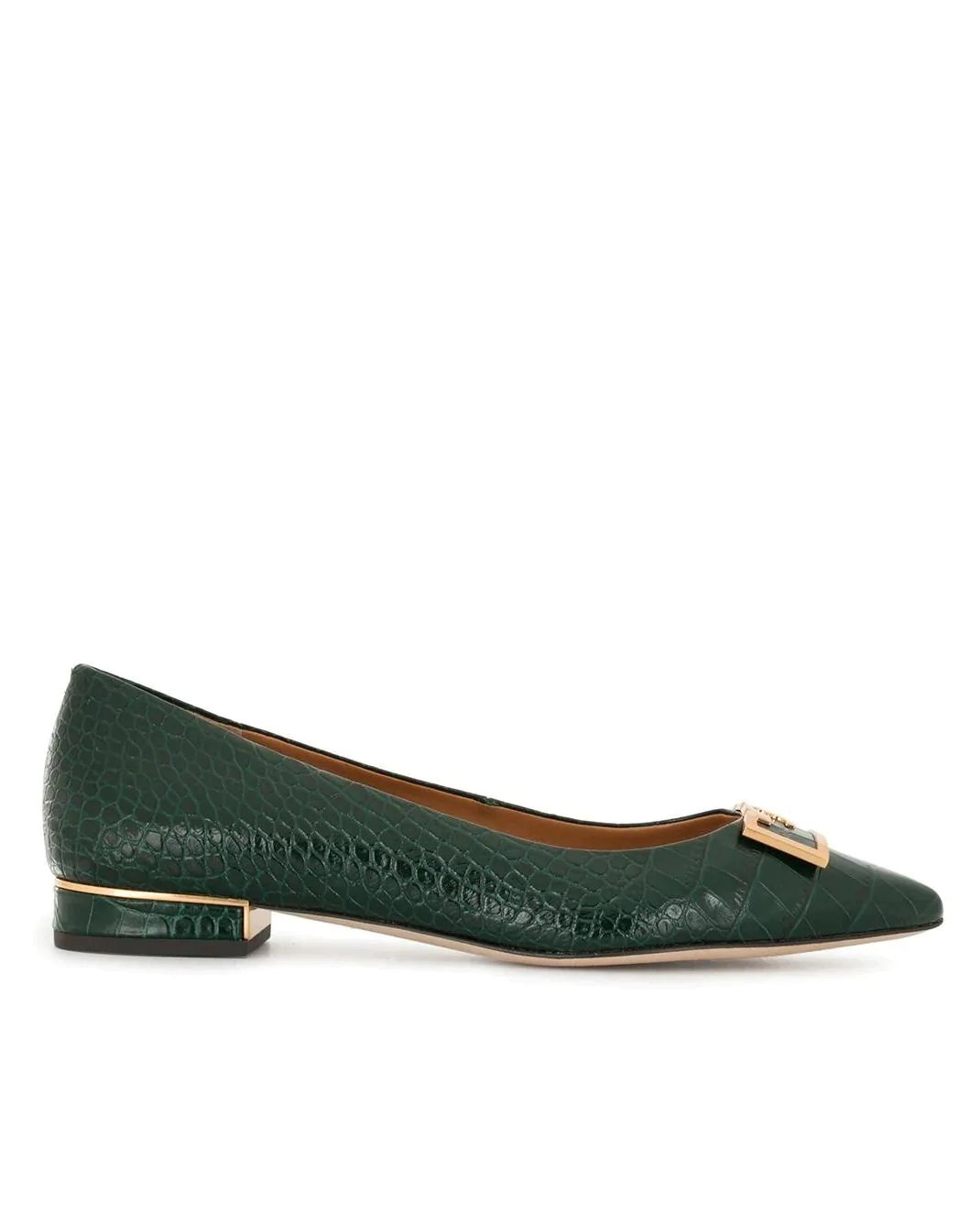 Tory Burch Gigi Pointed Toe Flats, Green-20257924
