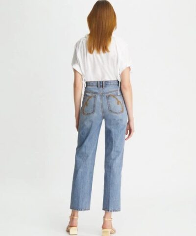 Tory Burch High Rise Straight Jean 20237730 2