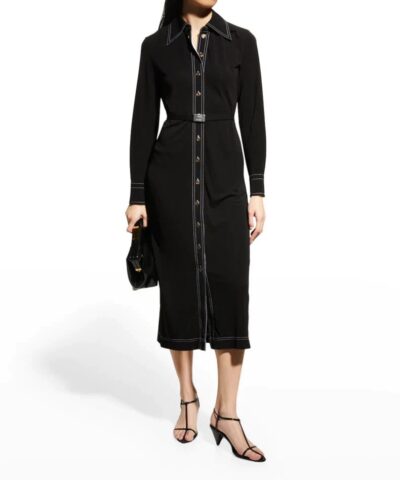 Tory Burch Jersey Knit Polo Dress 20237227 1