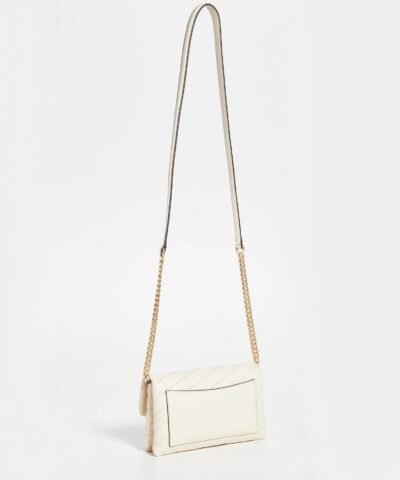 Tory Burch Kira Chevron Chain Wallet Crossbody Bag New Ivory 20253689 3