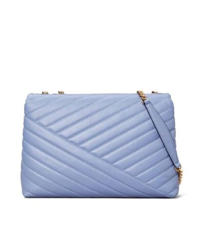 Tory Burch Kira Chevron Convertible Shoulder Bag Bluewood 20253438 2
