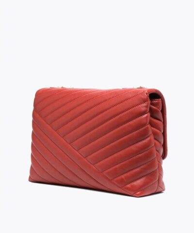 Tory Burch Kira Chevron Convertible Shoulder Bag Red 20253417 2
