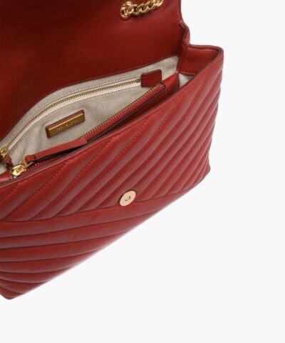Tory Burch Kira Chevron Convertible Shoulder Bag Red 20253417 3