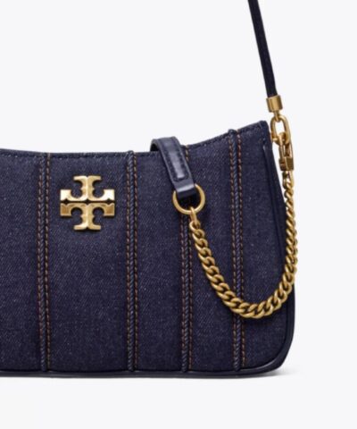 Tory Burch Kira Mini Denim Shoulder Bag - Image 3