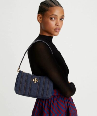 Tory Burch Kira Mini Denim Shoulder Bag - Image 5