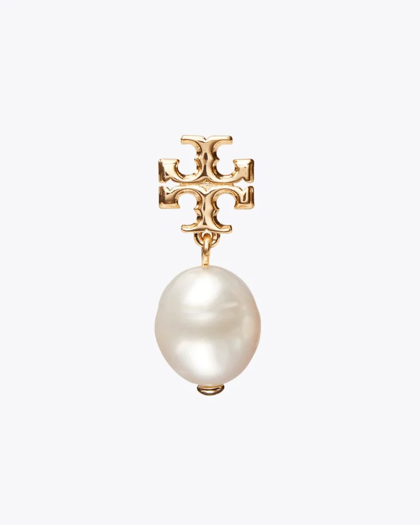 Alternative view of Tory Burch Kira Pearl Drop Earring