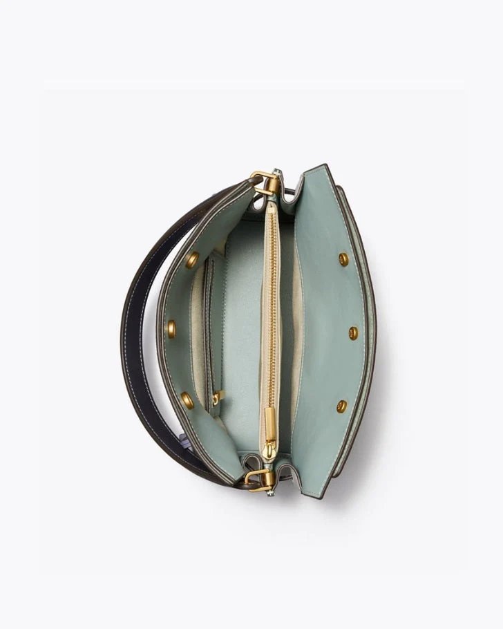 Alternative view of Tory Burch Lee Radziwill Pebbled Small Double Bag