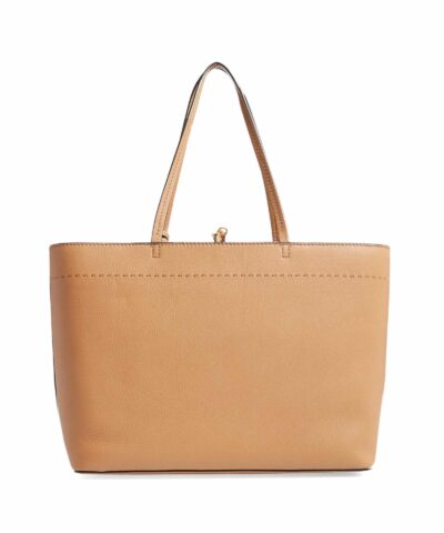 Tory Burch McGraw Leather Tote Dk Tiramisu 20256960 2