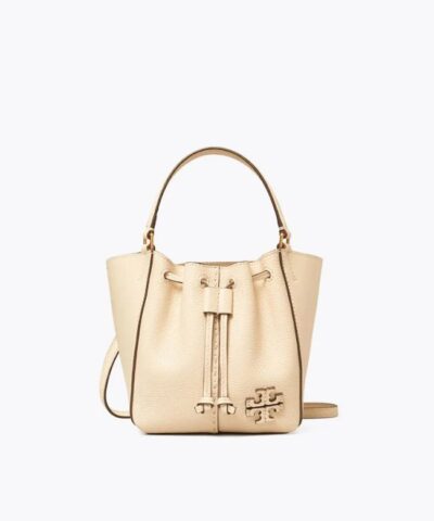 Tory Burch Mcgraw Dragonfly Mini Leather Satchel In Brie-20242309