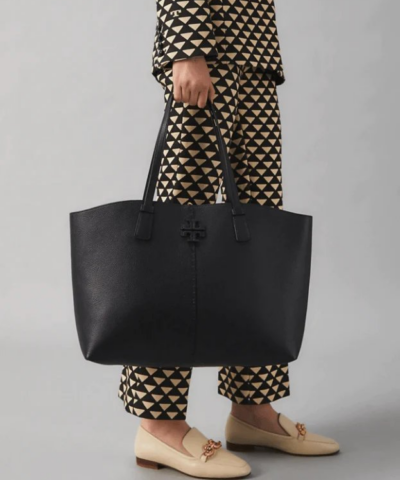 Tory Burch Mcgraw Tote Bag Black 20256967 1